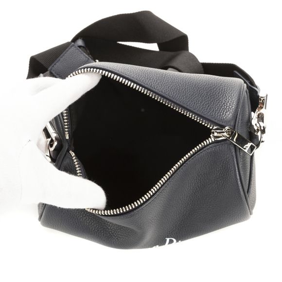 DIOR Atelier Roller Navy Blue Cowhide Silver AA Navy Blue Cowhide A - Picture 7 of 9